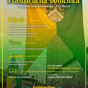Pranzo della Domenica Palio 2026 - 27 09 2026